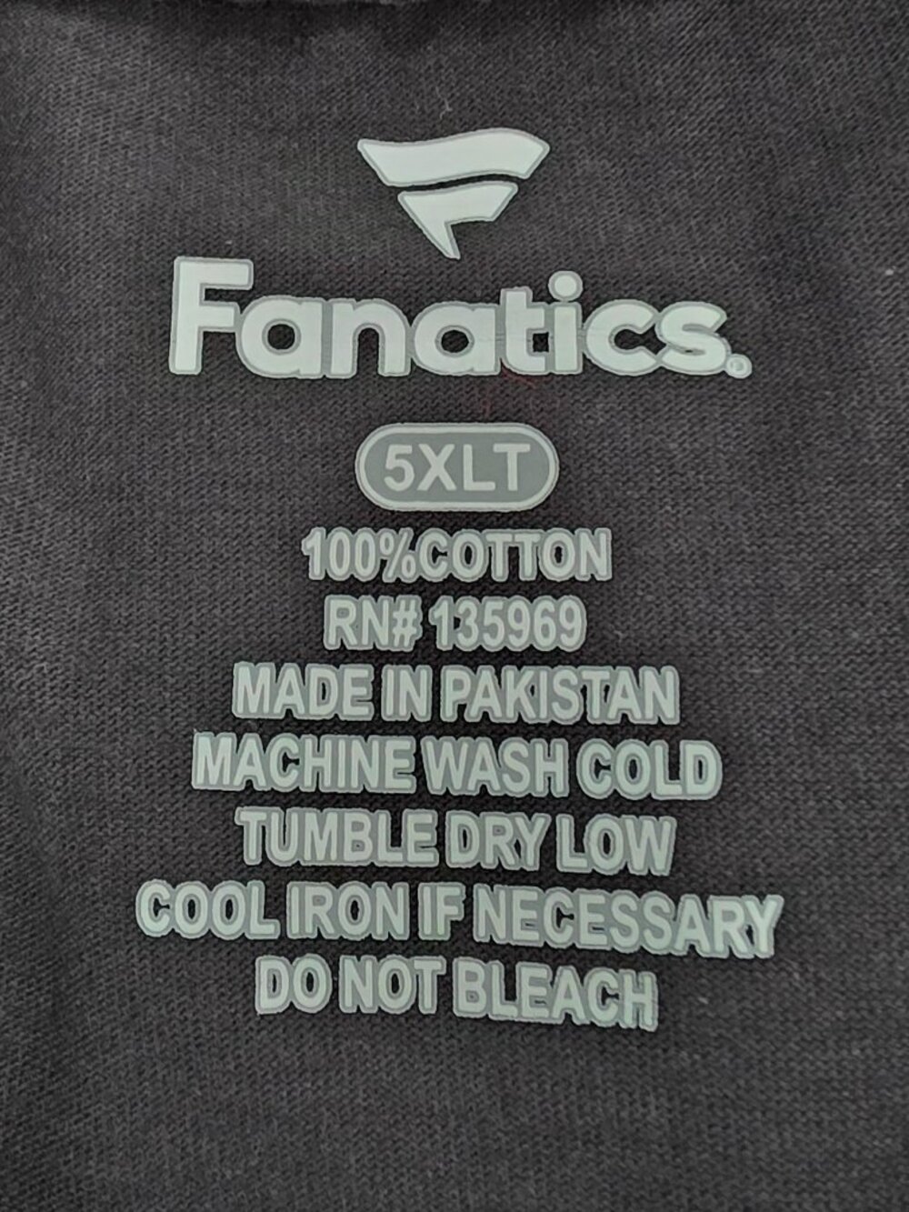 Fanatics Texas Longhorns Big & Tall Long Sleeve Shirt Men's Size 5XLT Black - Picture 6 of 8